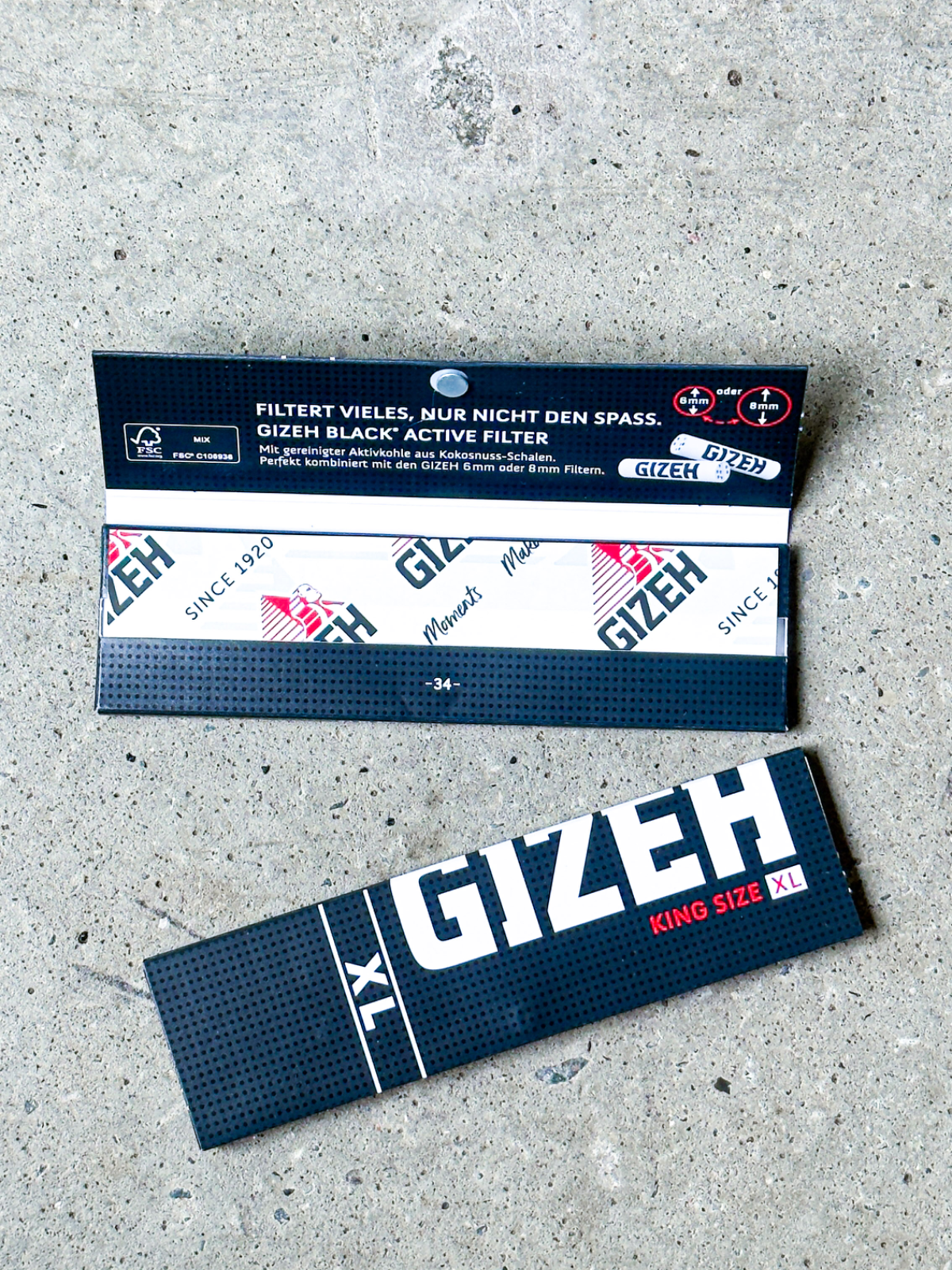 GIZEH BLACK® KING SIZE XL